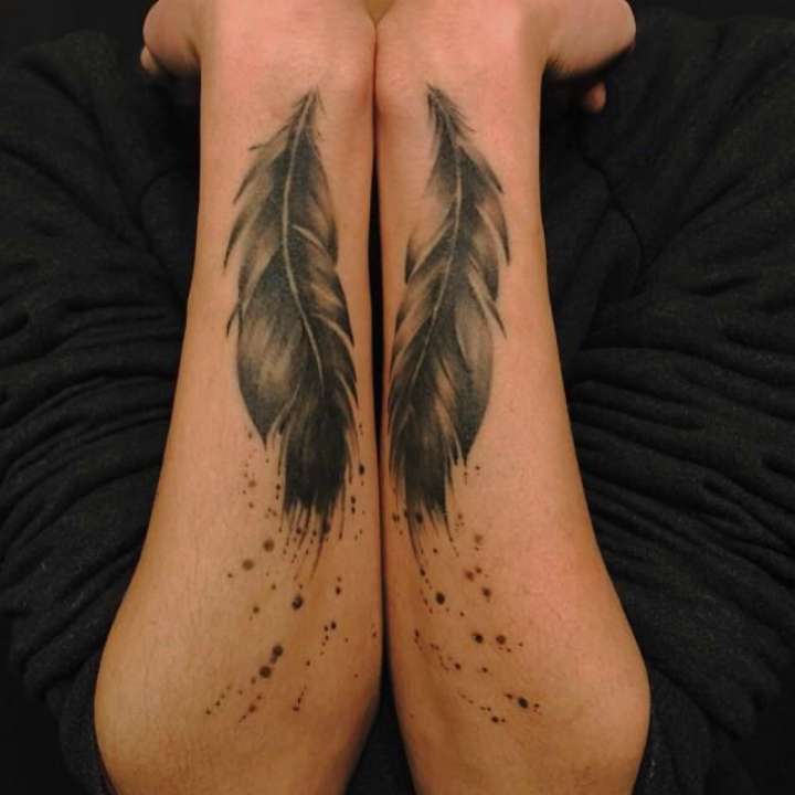 significado da tatuagem de pena 7