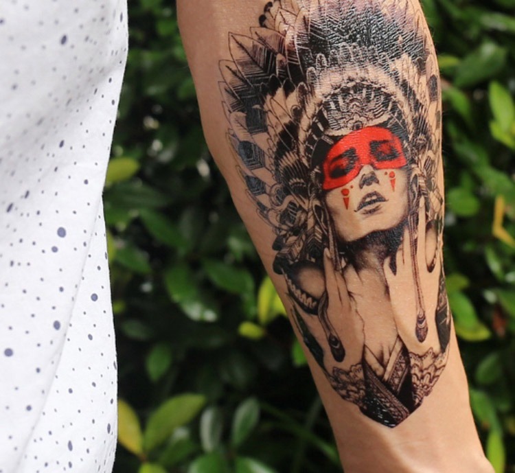 significado da tatuagem de india 24