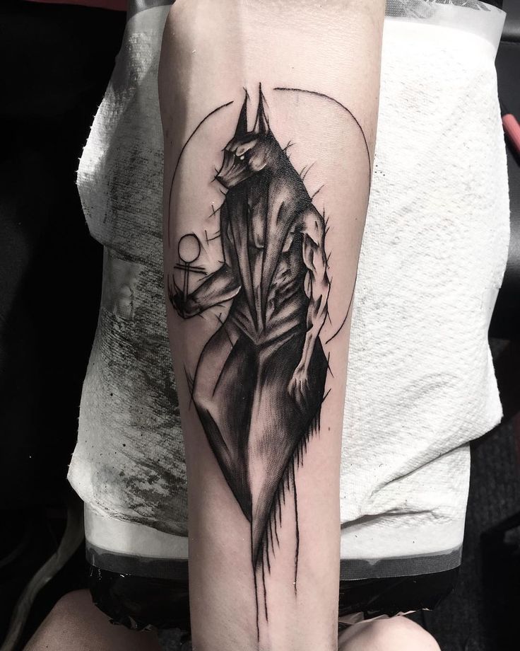 significado da tatuagem de anubis 9