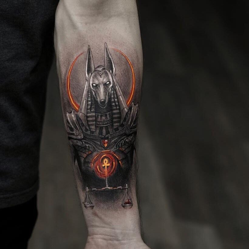 significado da tatuagem de anubis 10