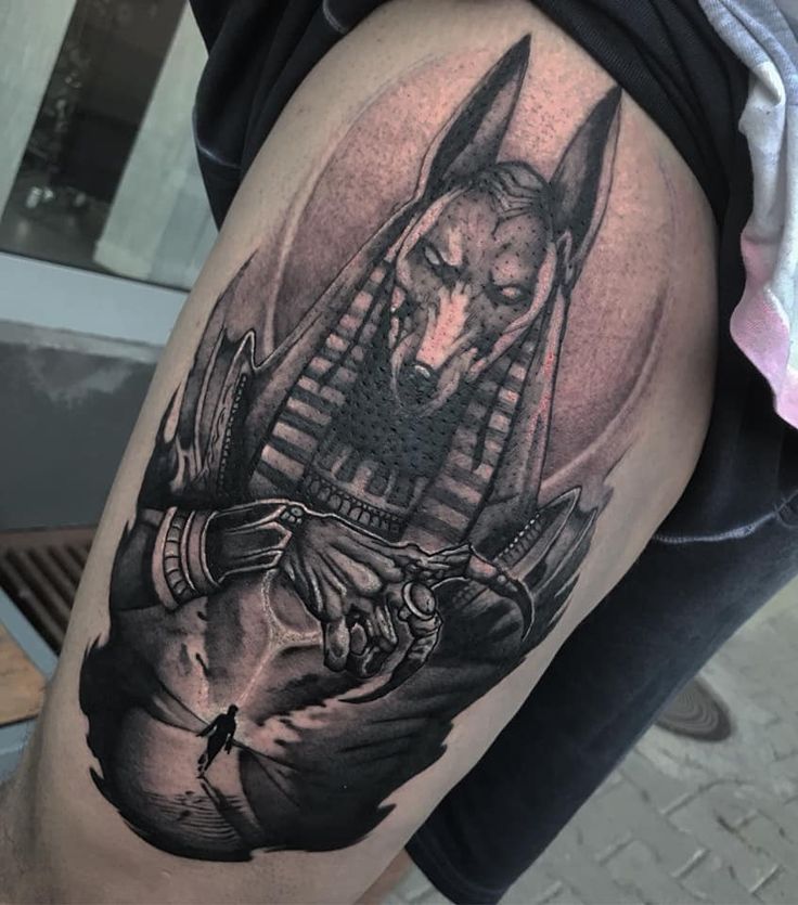 significado da tatuagem de anubis 22