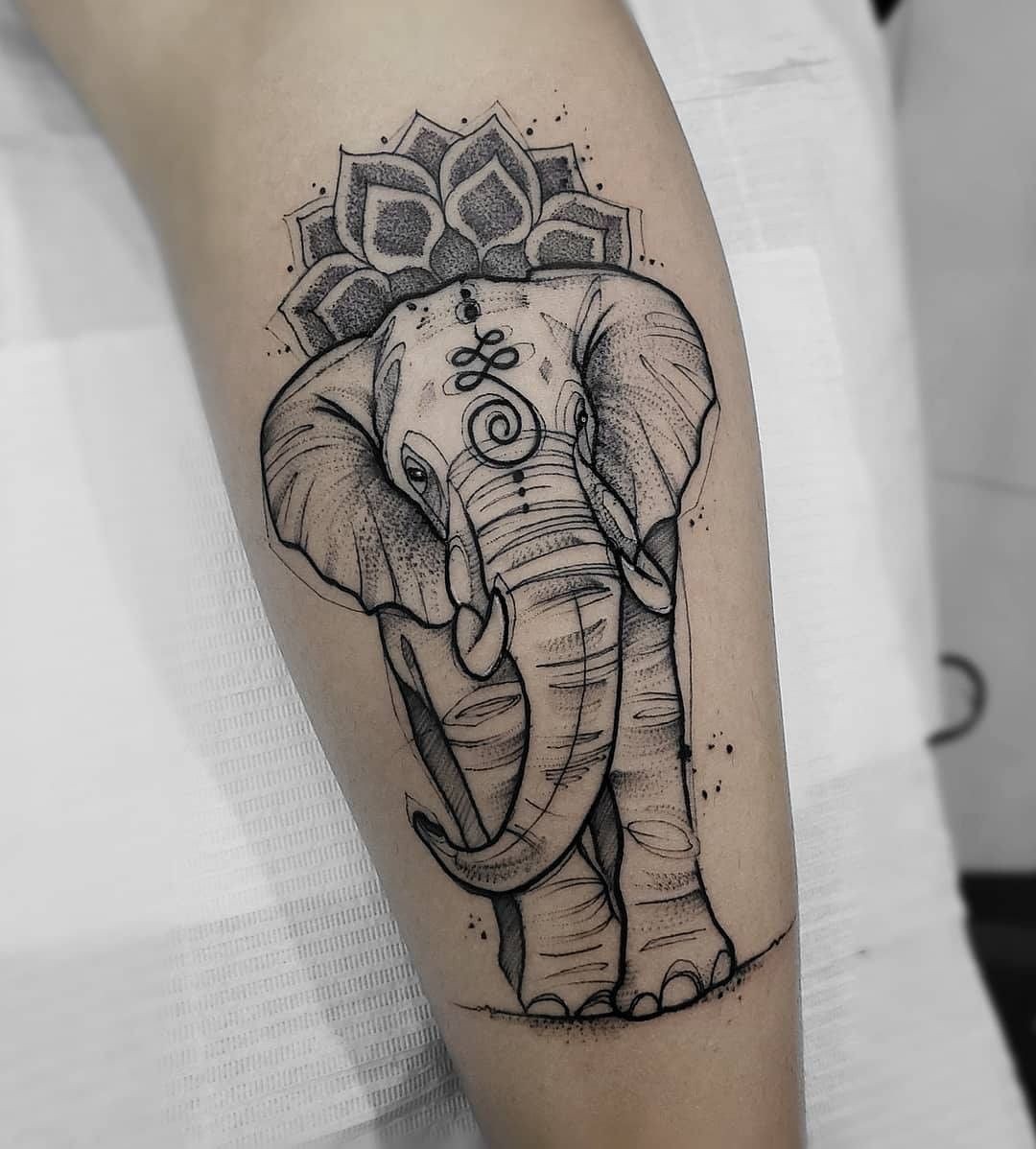 significado da tatuagem de elefante 24
