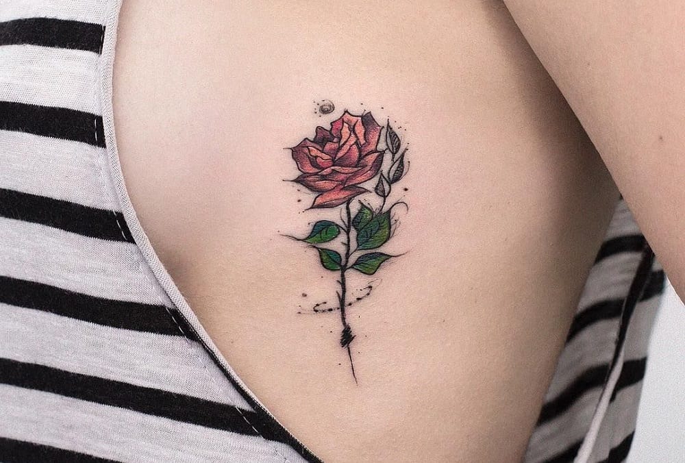 significa da tatuagem de rosa 5