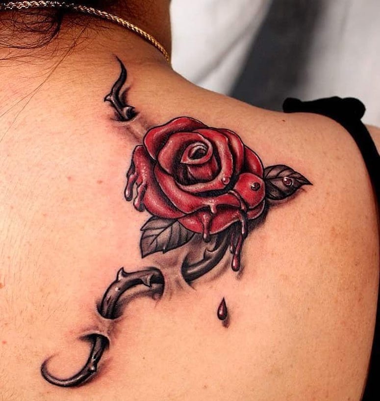 significa da tatuagem de rosa 13