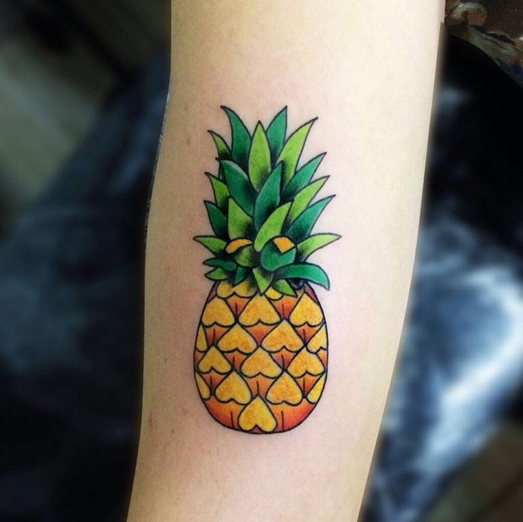 Significados da tatuagem de abacaxi