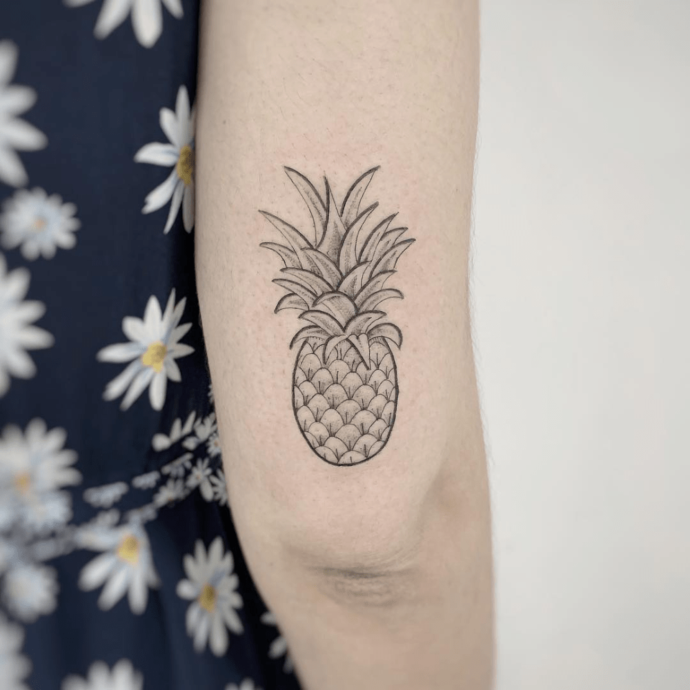Significados da tatuagem de abacaxi