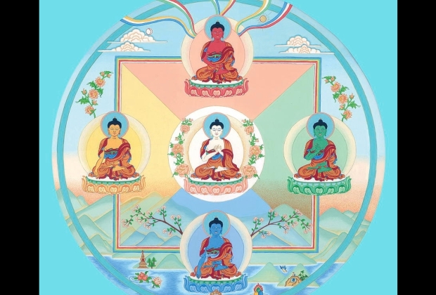 os-cinco-budas-da-meditacao-1_xl Os Cinco Budas Da Meditacao