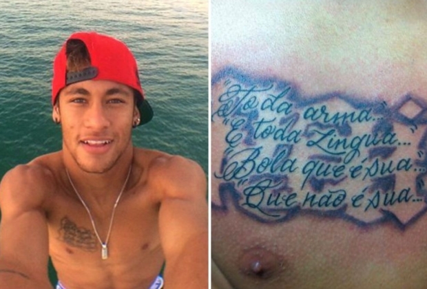 O Que Significam Os Simbolos Das Tatuagens De Neymar