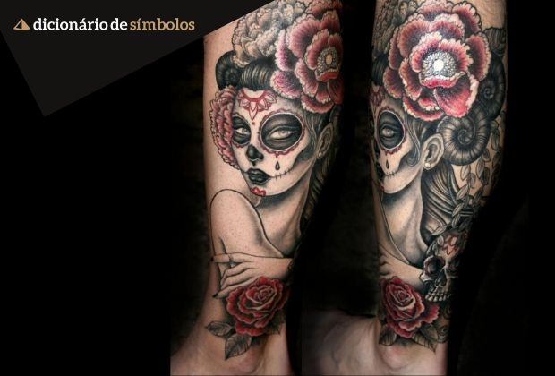 Tatuagem De Catrina Significado E Imagens Para Inspirar