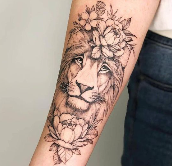 tatoo leão