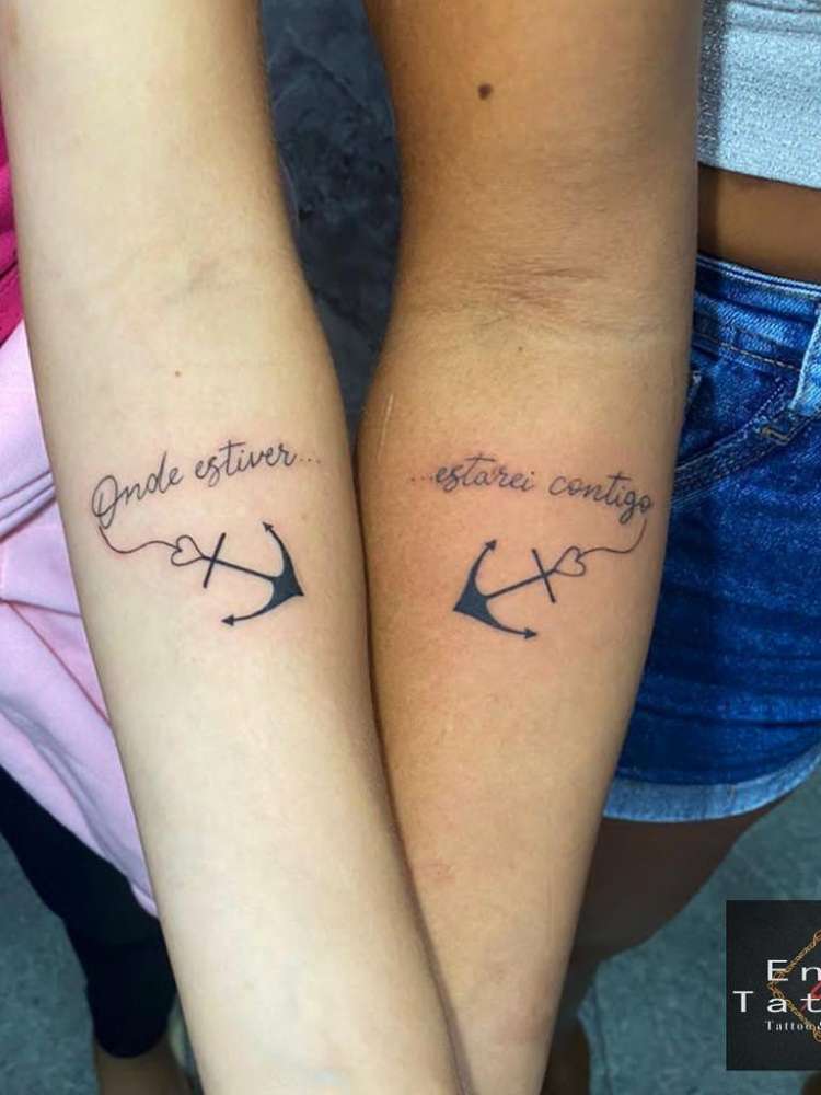 tatuagem-de-amigas-10 Opção de tatuagem de amigas