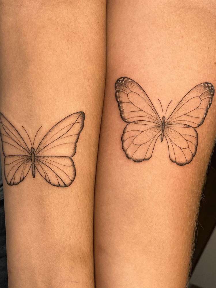 tatuagem-de-amigas-18 Opção de tatuagem de amigas