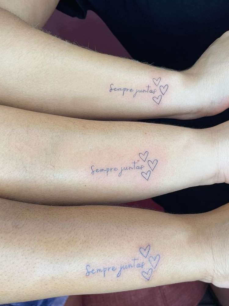 tatuagem-de-amigas-22 Opção de tatuagem de amigas