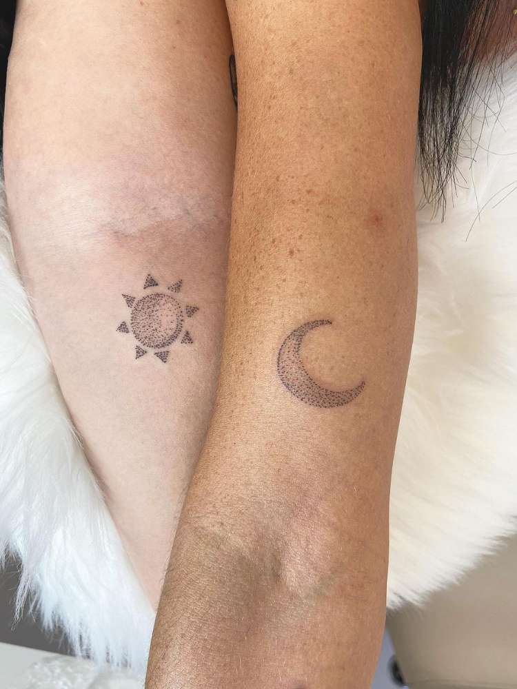tatuagem-de-amigas-34 Opção de tatuagem de amigas
