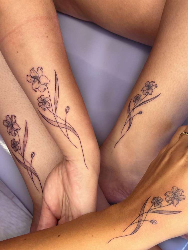 tatuagem-de-amigas-9 Opção de tatuagem de amigas