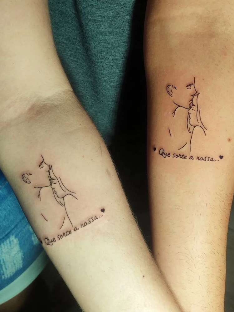 tatuagem-de-casal-1 opção de tatuagem de casal