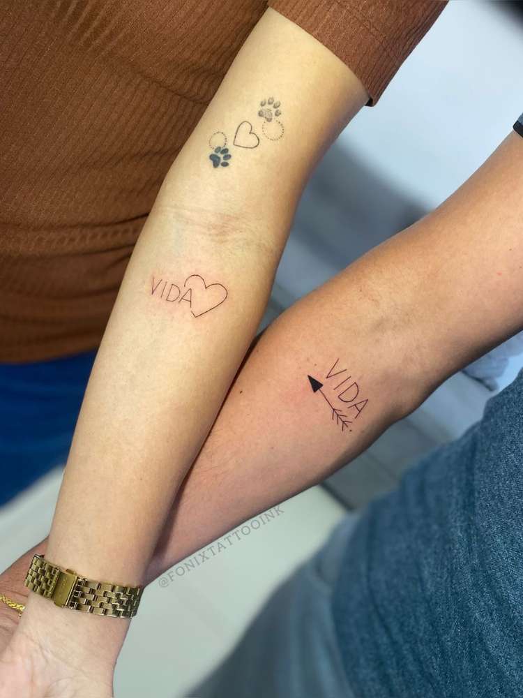 tatuagem-de-casal-5 opção de tatuagem de casal
