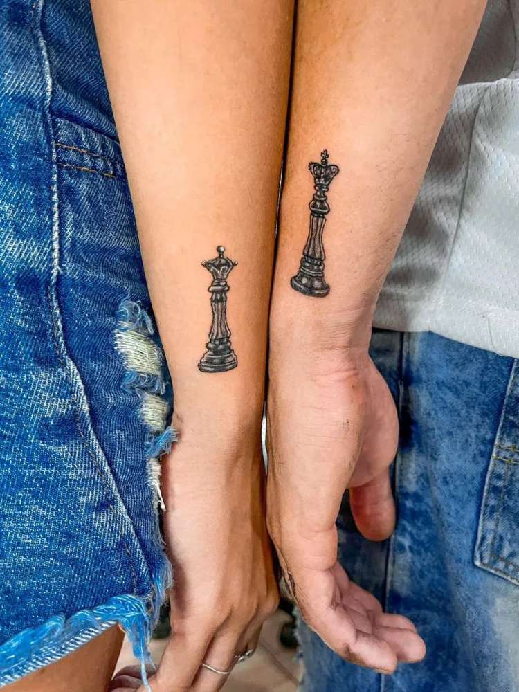 tatuagem-de-casal-9 opção de tatuagem de casal