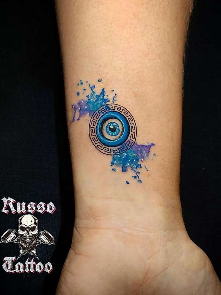 tatuagem-de-olho-grego-16 Opção de tatuagem d eolho grego