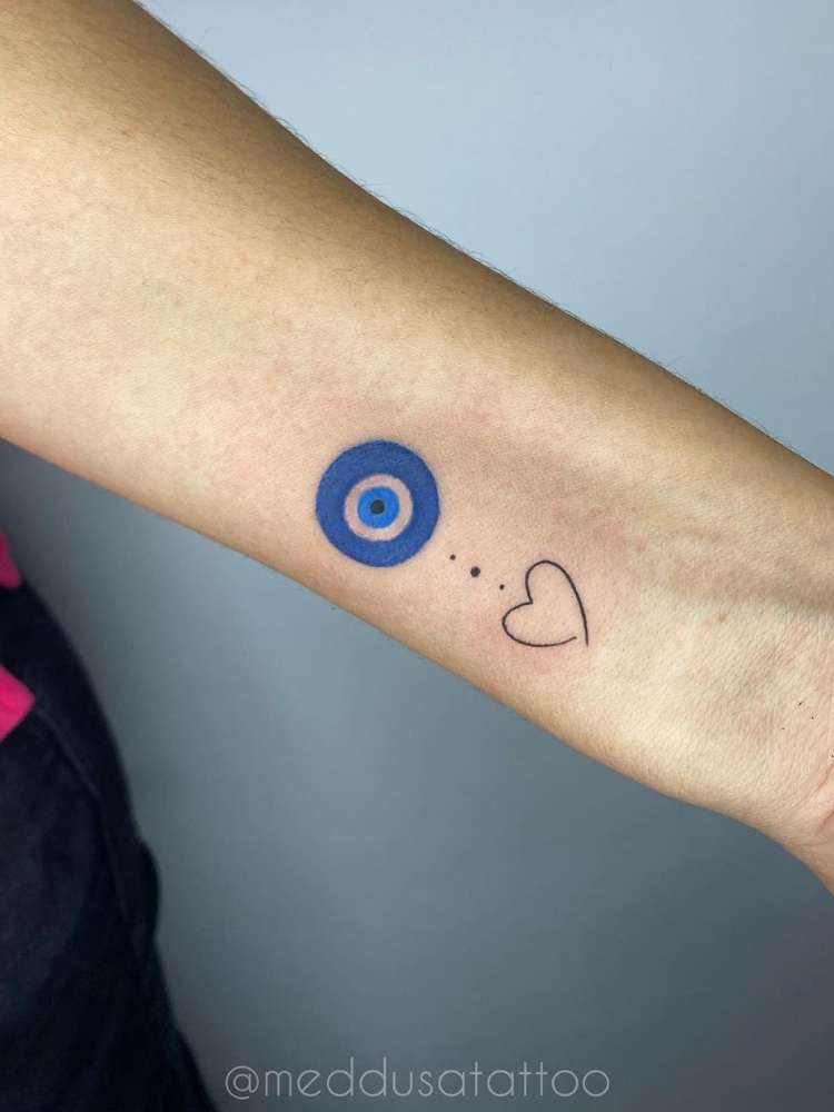 tatuagem-de-olho-grego-3 Opção de tatuagem de olho grego