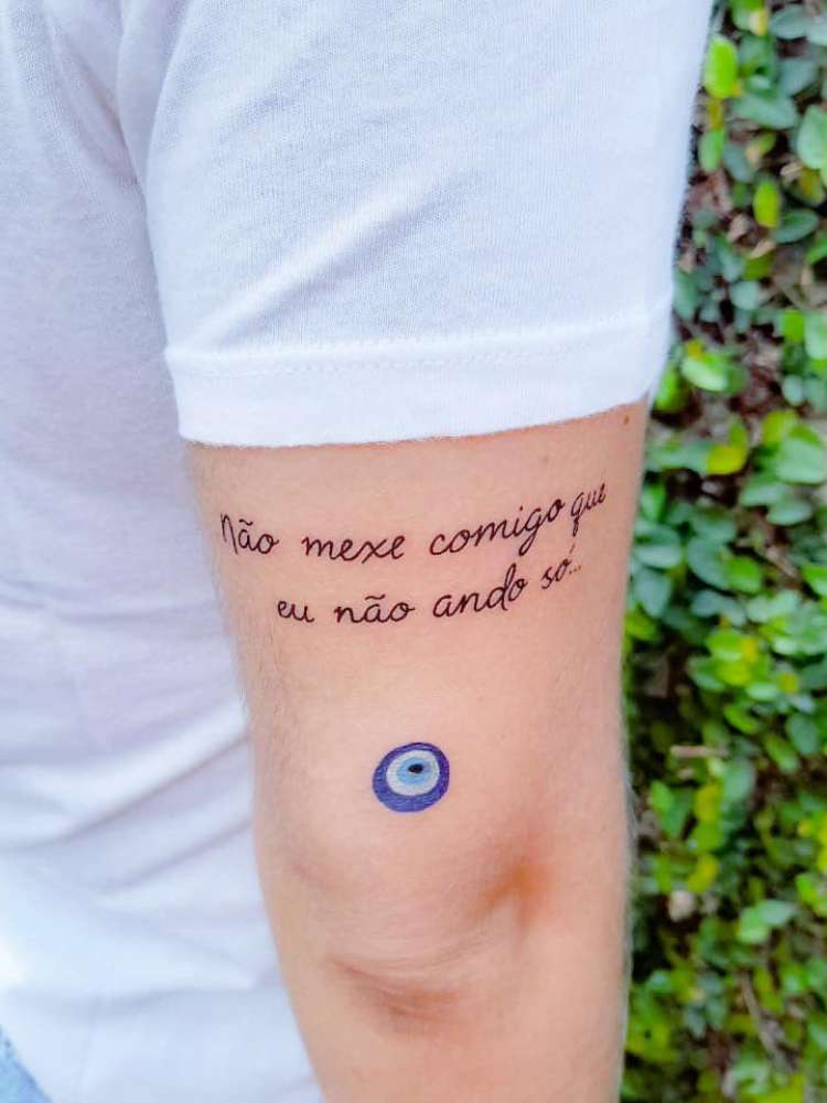 tatuagem-de-olho-grego-7 Opção de tatuagem de olho grego