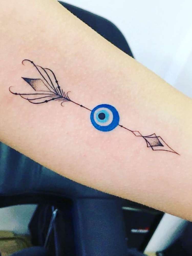 Opção de tatuagem de olho grego