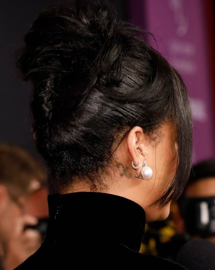 Foto de tattoo de Rihanna.